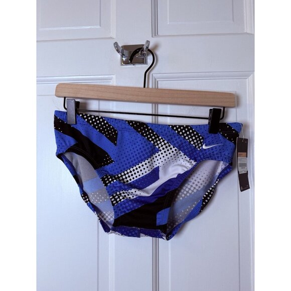 Nike Men’s Tidal Riot Brief Swimsuit Game Royal - 34 NESS8043- NWT - Picture 1 of 7